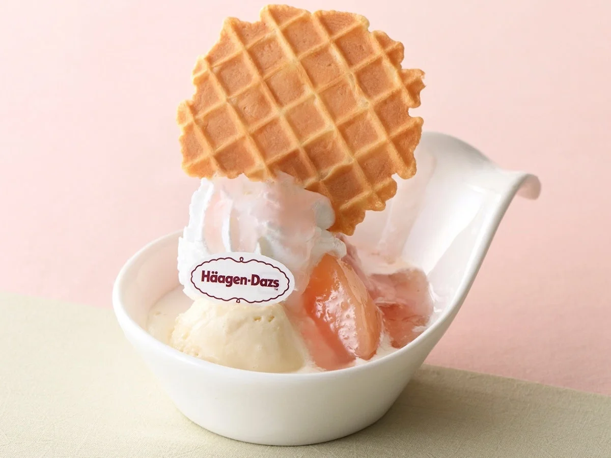 ハーゲンダッツ 白桃サンデー