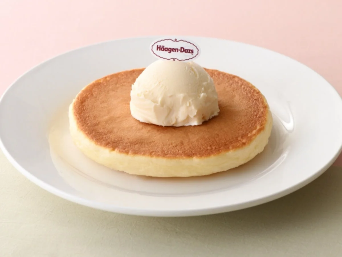 パンケーキとハーゲンダッツ