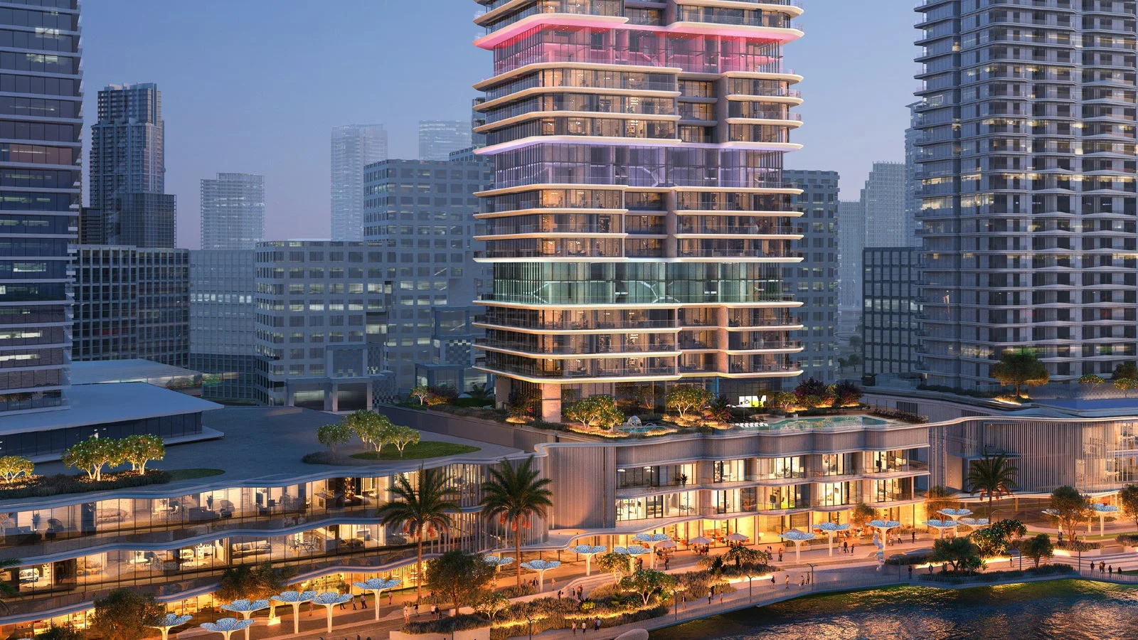 The Artery Residences 都市夜景