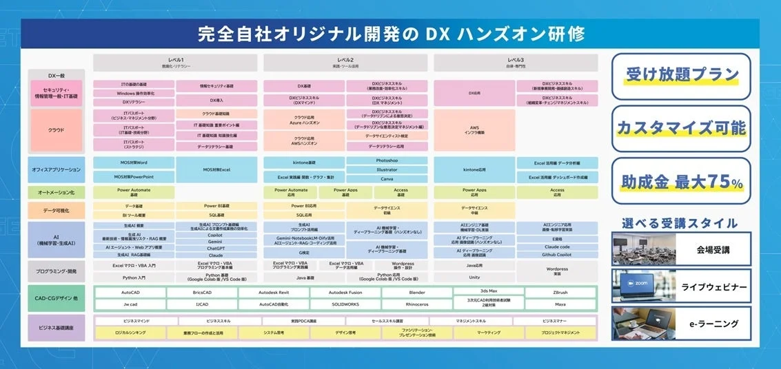 DXハンズオン研修の全体像