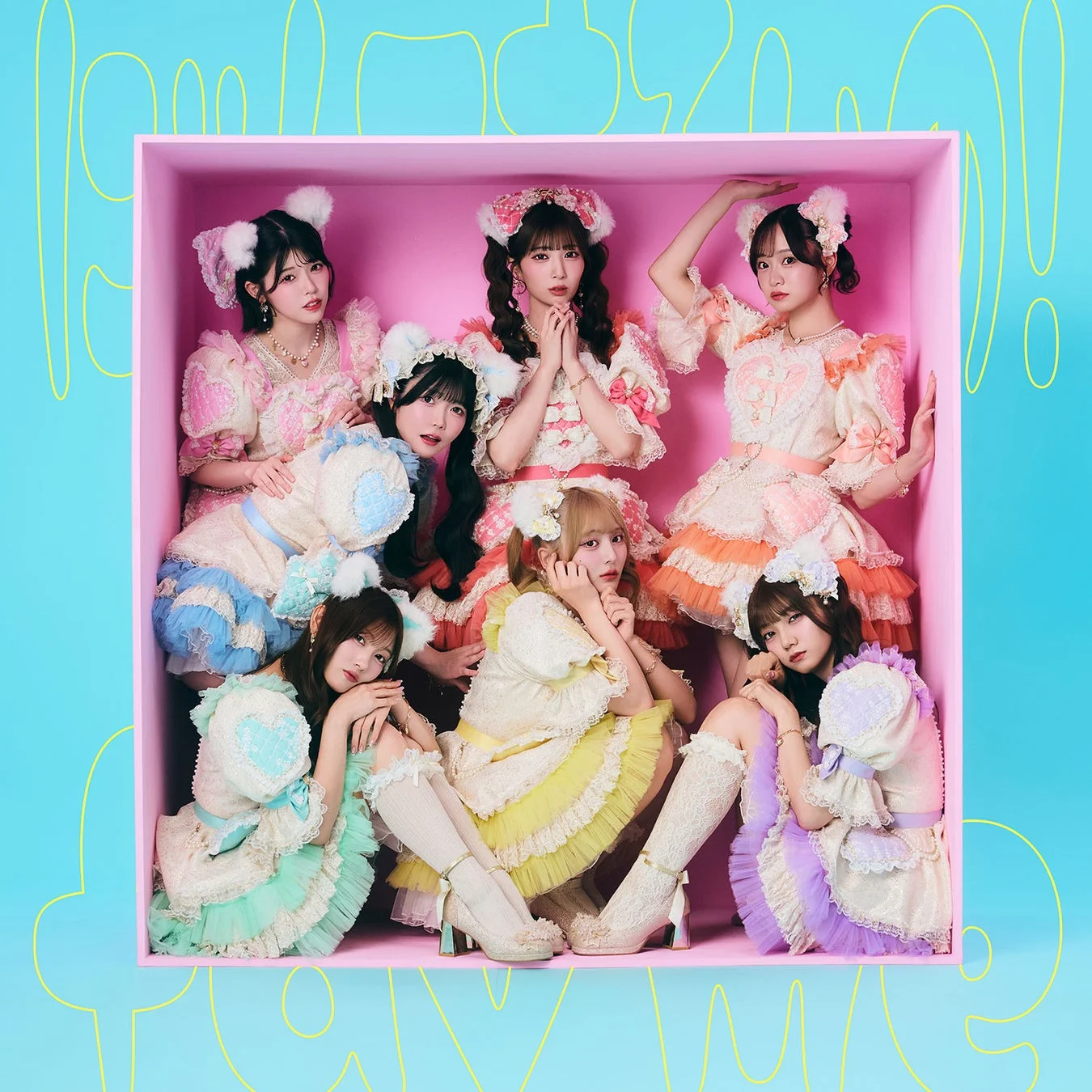 アイドルグループの集合写真