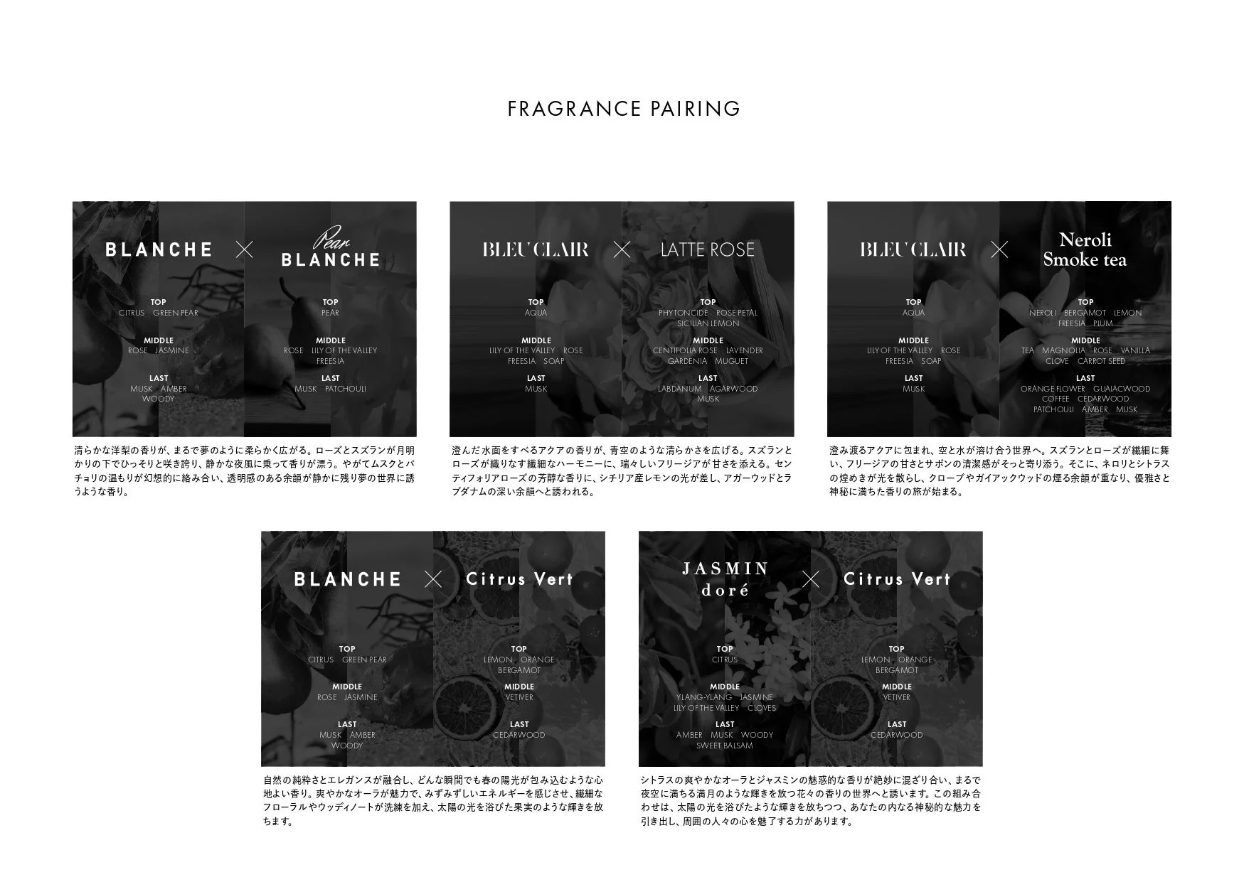 FRAGRANCE PAIRING
