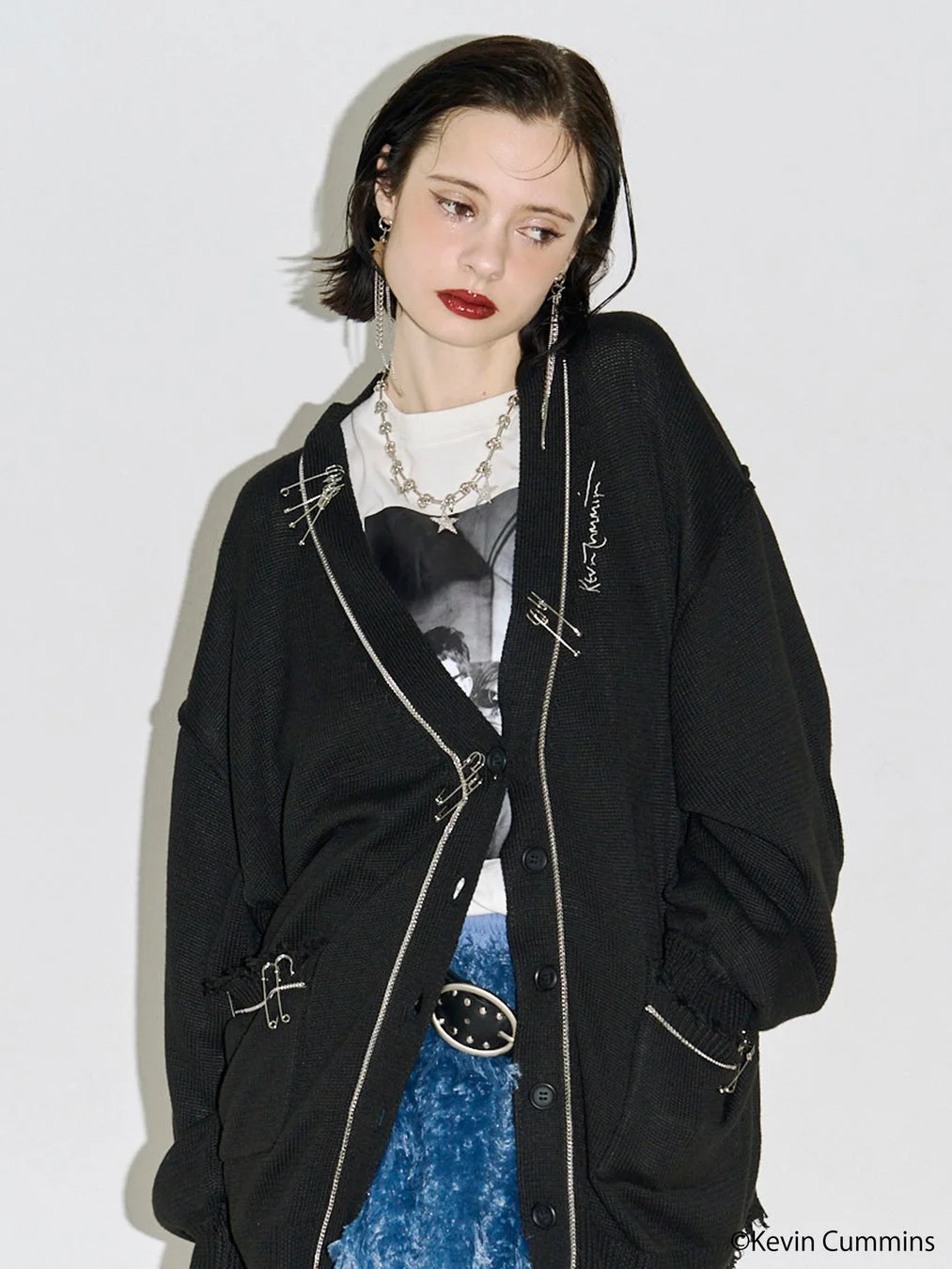 【KevinCummins×PosTokyo】ニットカーディガン