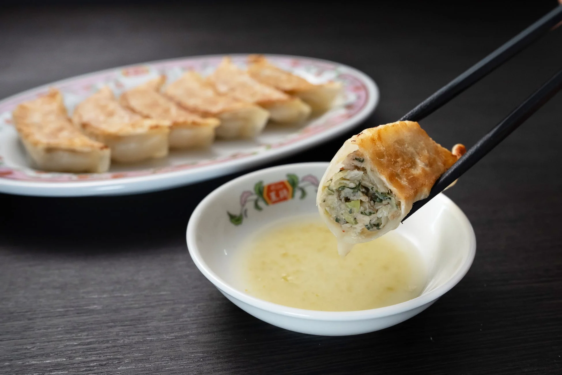 餃子のアップ