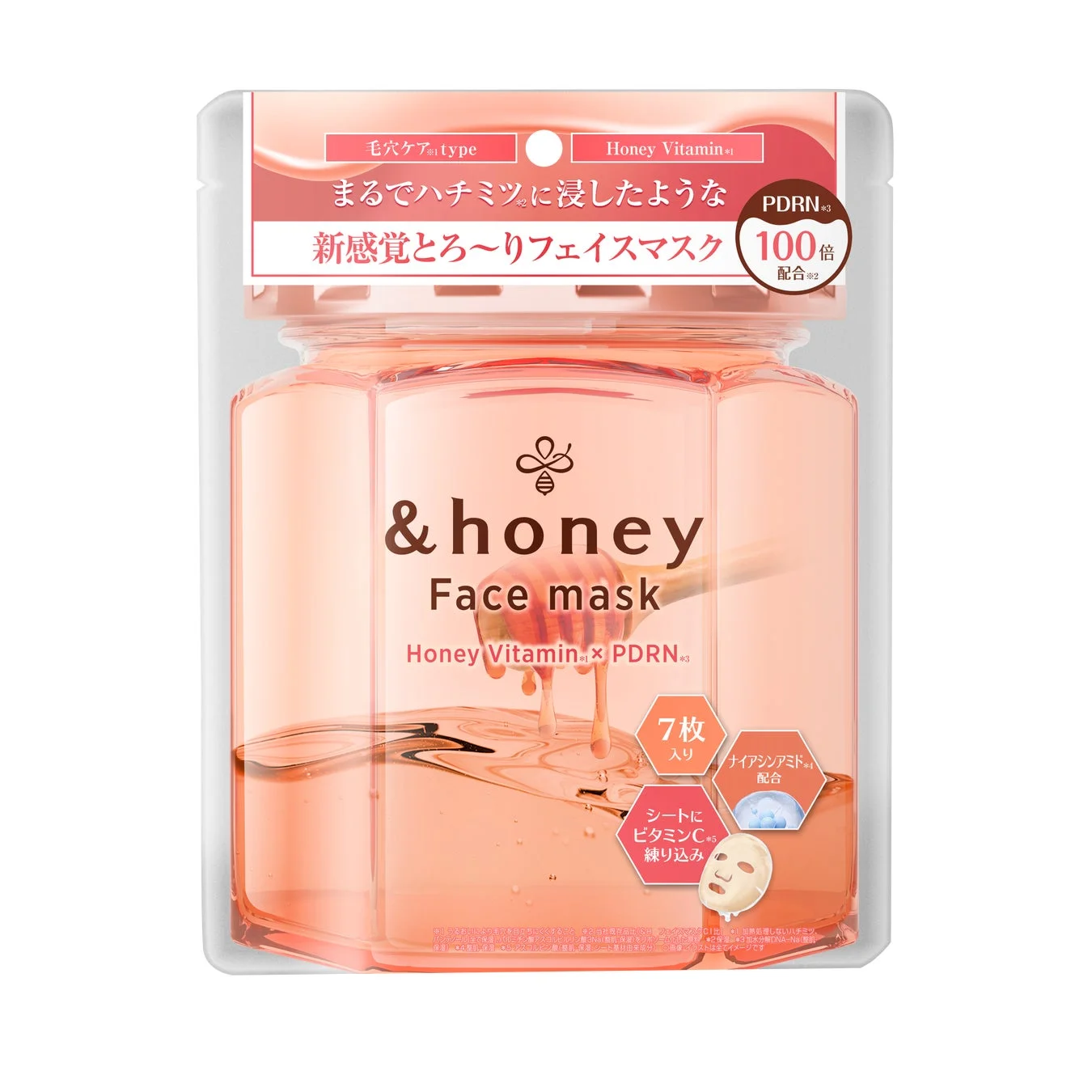 &honey ビタモイスト フェイスマスク PD