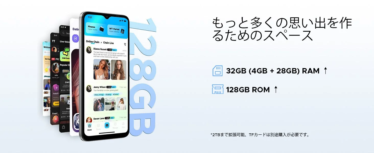 大容量メモリとストレージ