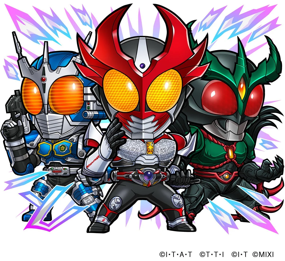 仮面ライダークウガ、アギト、龍騎