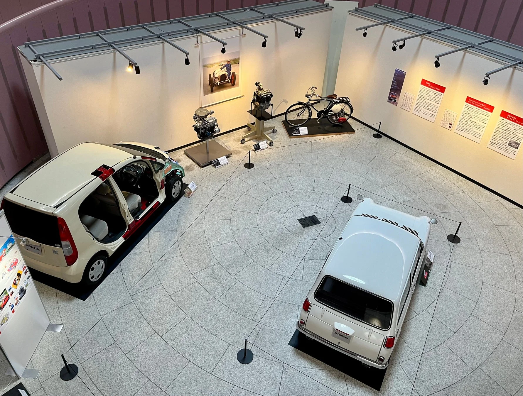 ホンダの展示風景