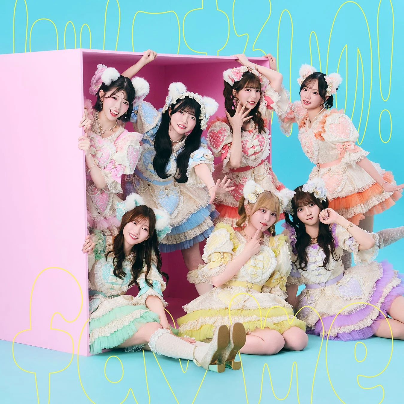 アイドルグループの集合写真