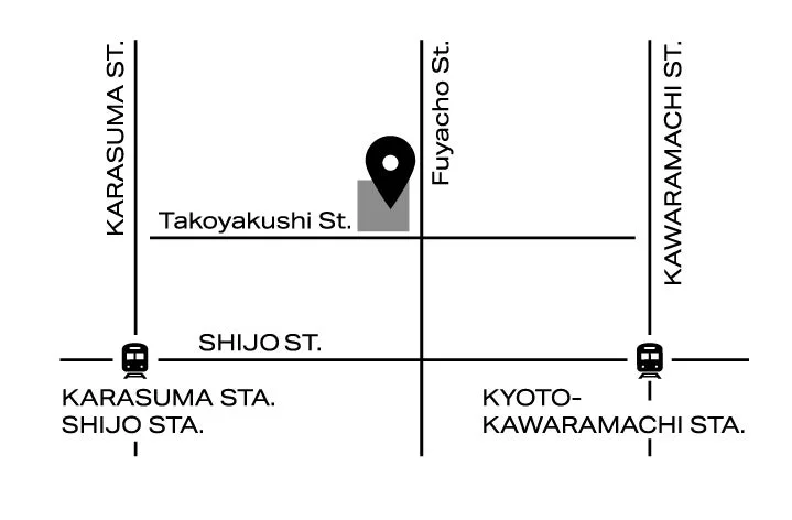 CHEF de BEAUTÉ kyotoの地図