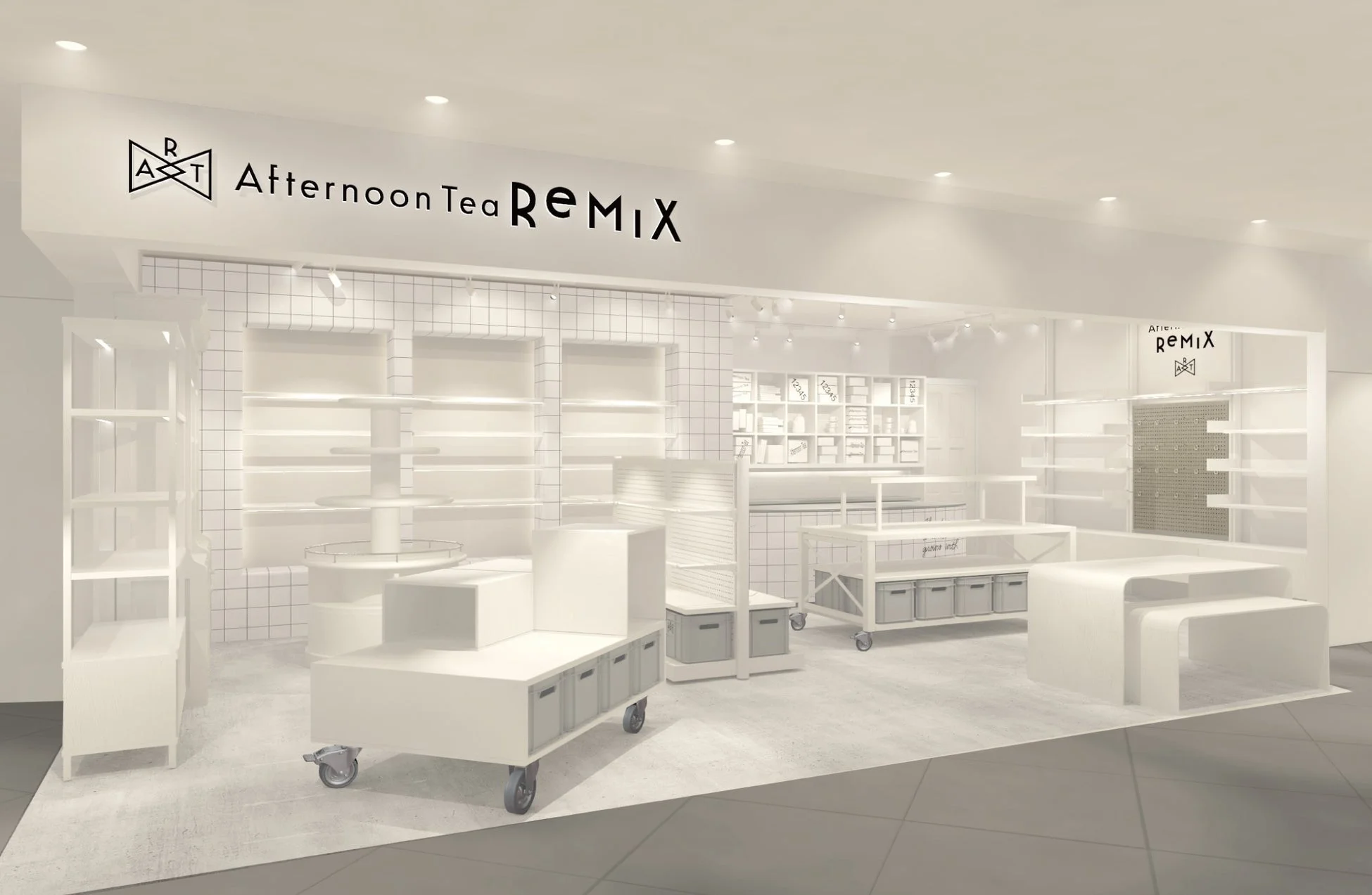 Afternoon Tea ReMIXの店舗内装イメージ