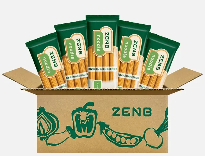 ZENBヌードル丸麺20食セット箱
