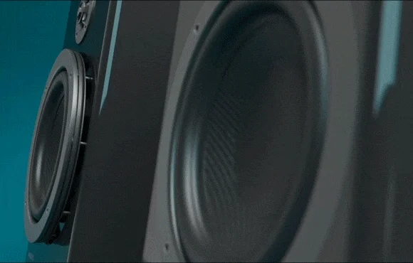 スピーカーのクローズアップ