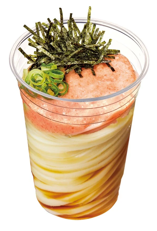 明太とろろシェイクうどん