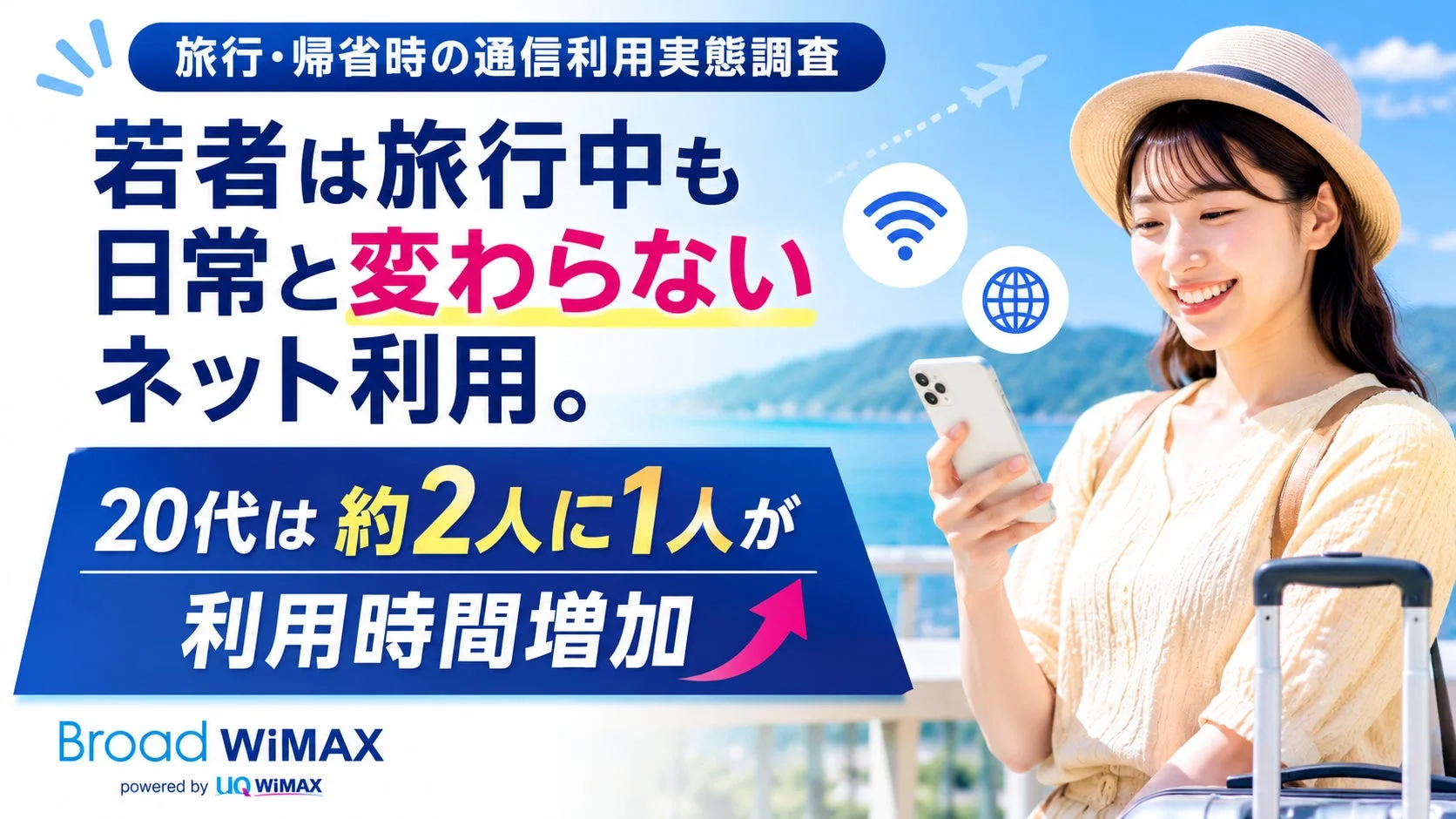 旅行・帰省時の通信利用実態調査