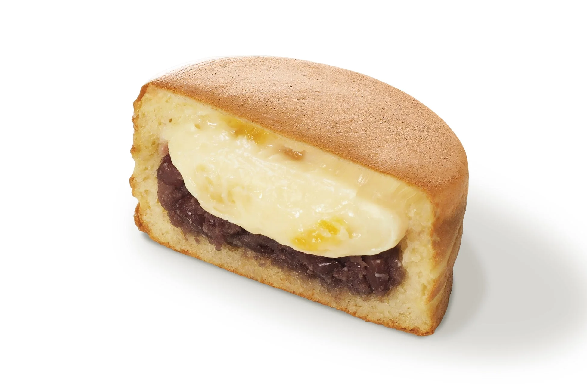 どら焼きの断面のような和洋折衷スイーツ