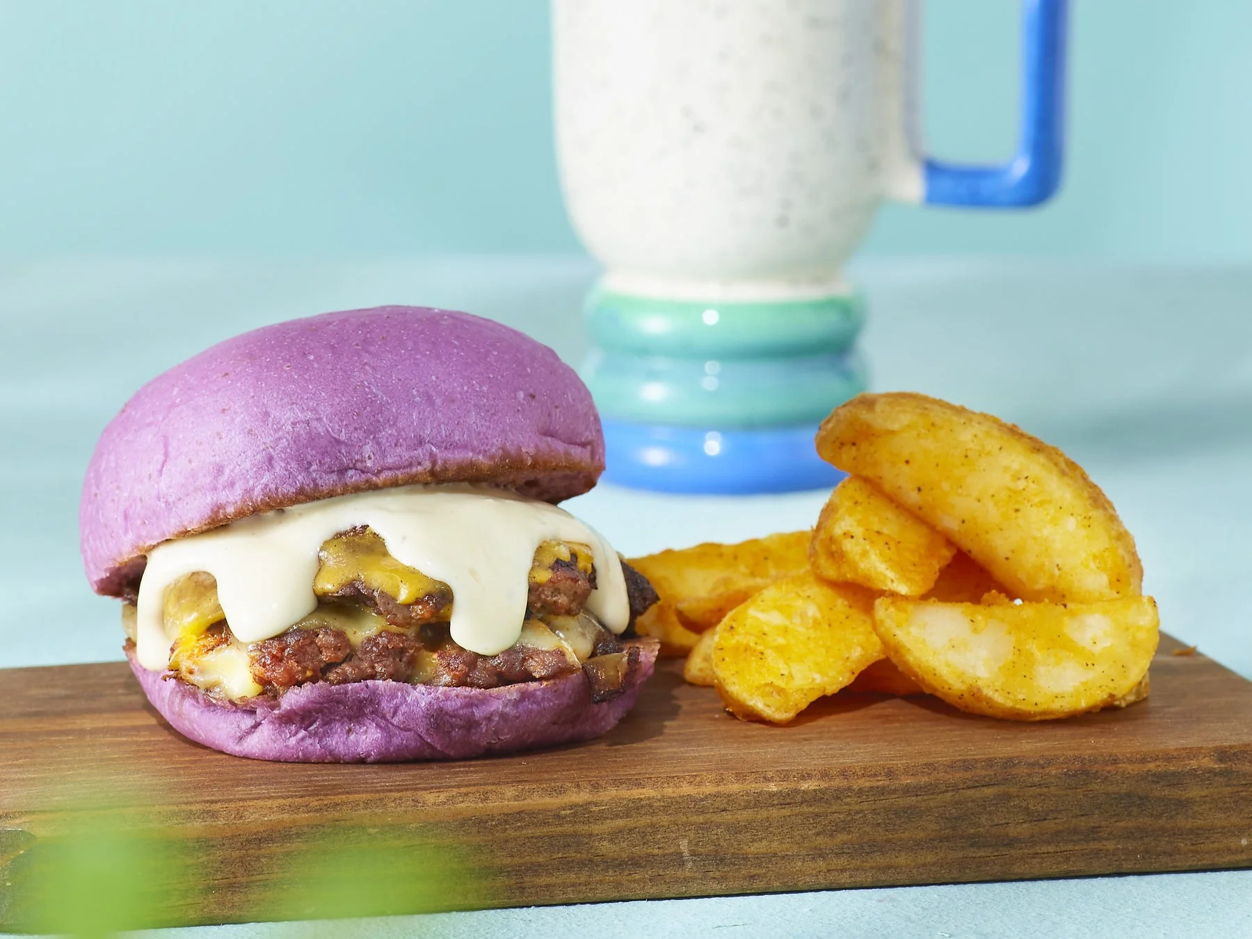 トリュフソーススマッシュバーガー