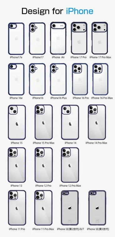 iPhoneケースの対応機種一覧