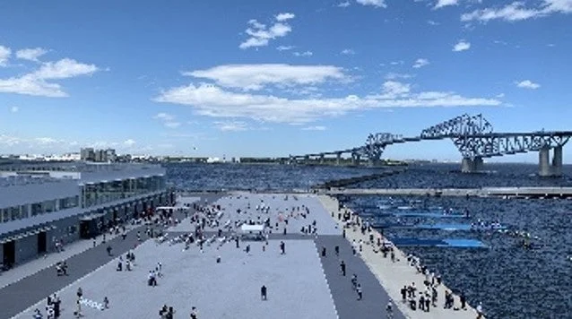 海の森水上競技場の風景