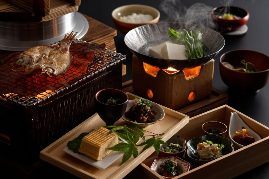 伝統的な和食の膳