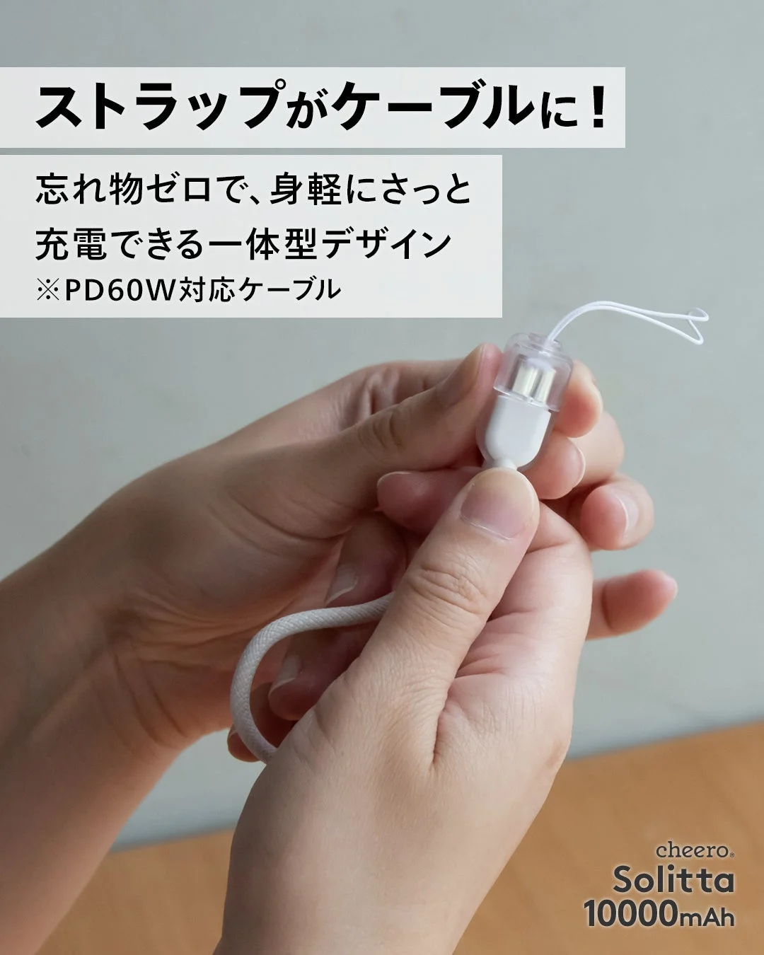 ストラップ型ケーブル