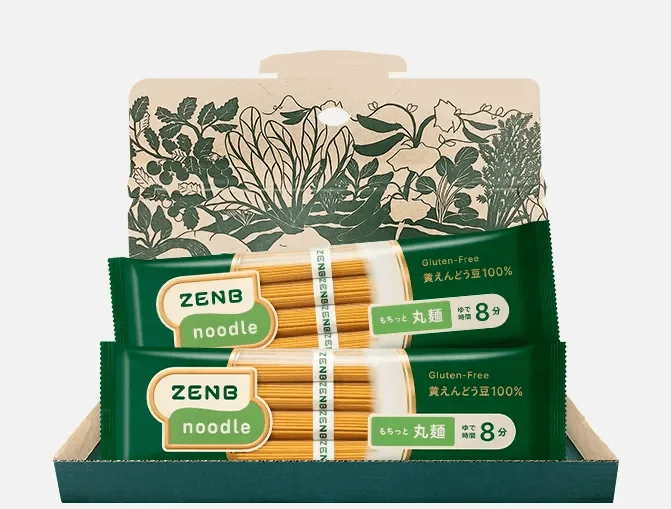 ZENBヌードル丸麺8食セットパッケージ