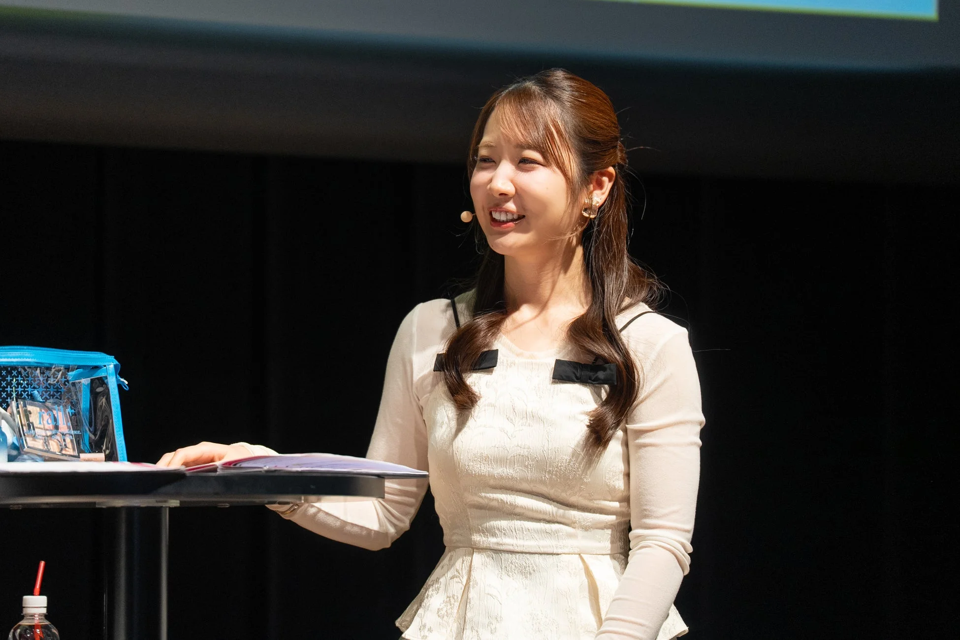 トークステージで話す後藤真希さん