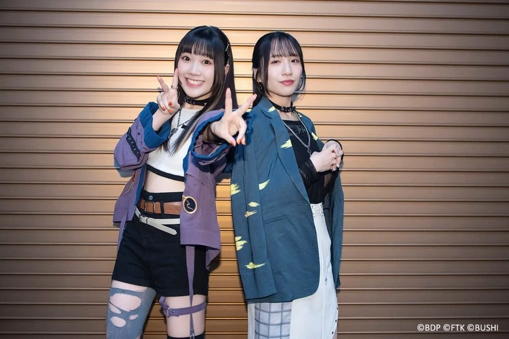 一家Dumb Rock!の須賀蕾叶役 橘めいさん、馬橋心玖役 涼泉桜花さん
