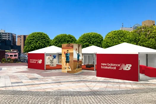 New Balanceバスケットボールのポップアップストア