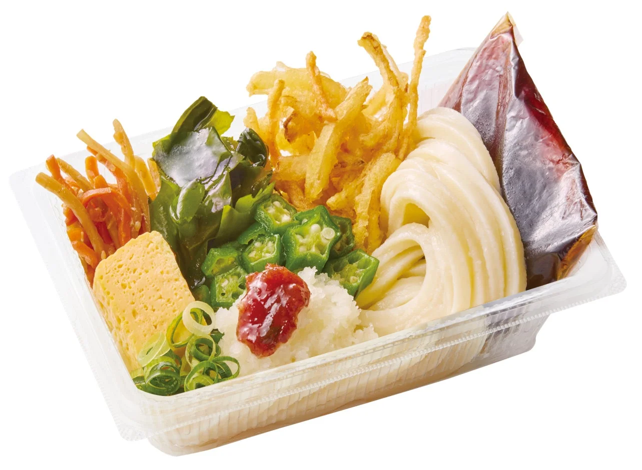 梅おろしオクラうどん弁当