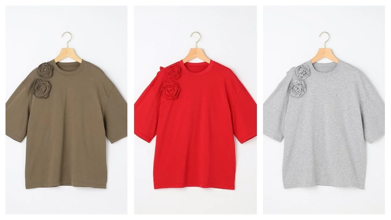 ボンボンフラワー Tee