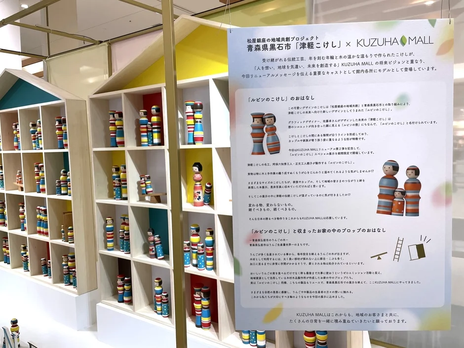 津軽こけしの展示
