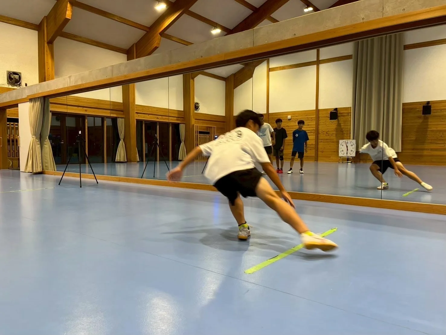 プロアジリティテストの様子