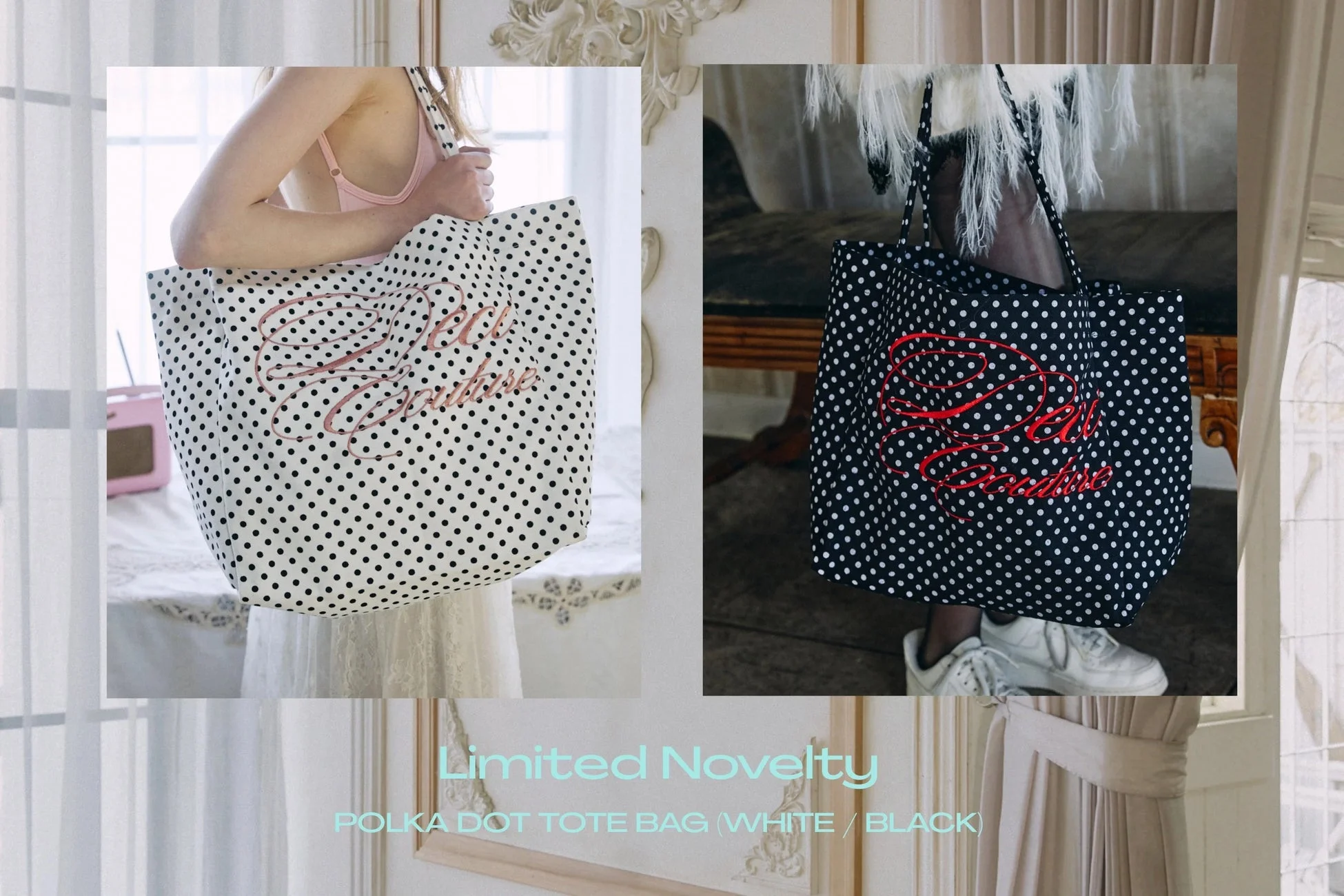 Polka Dot Tote Bag