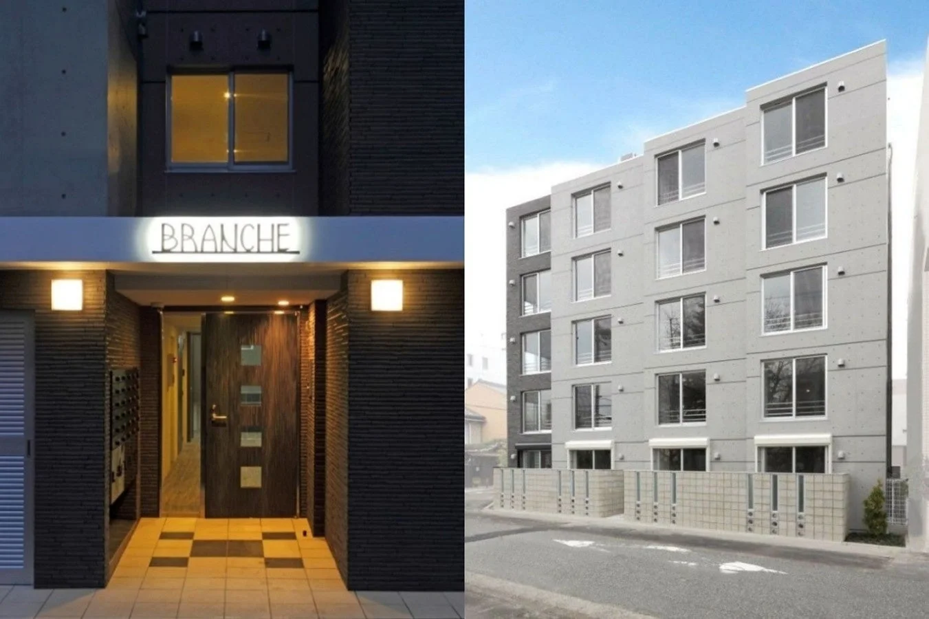 Branche千代田の外観とエントランス