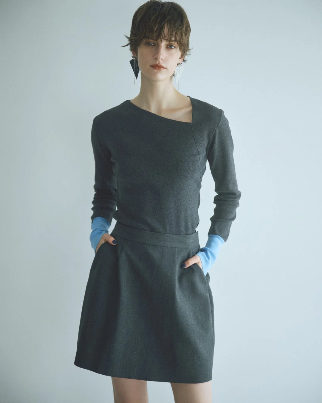 ASYMMETRY NECK KT スタイリング