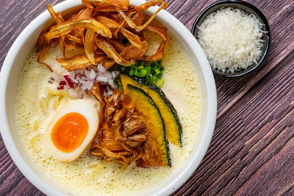ラーメンとトッピング