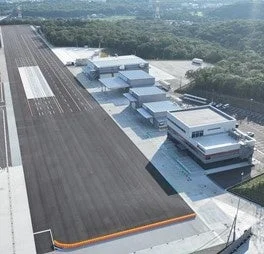 テストコースの空撮