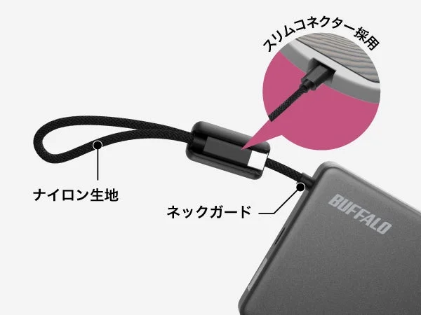 Type-Cケーブル一体型とコネクターの詳細