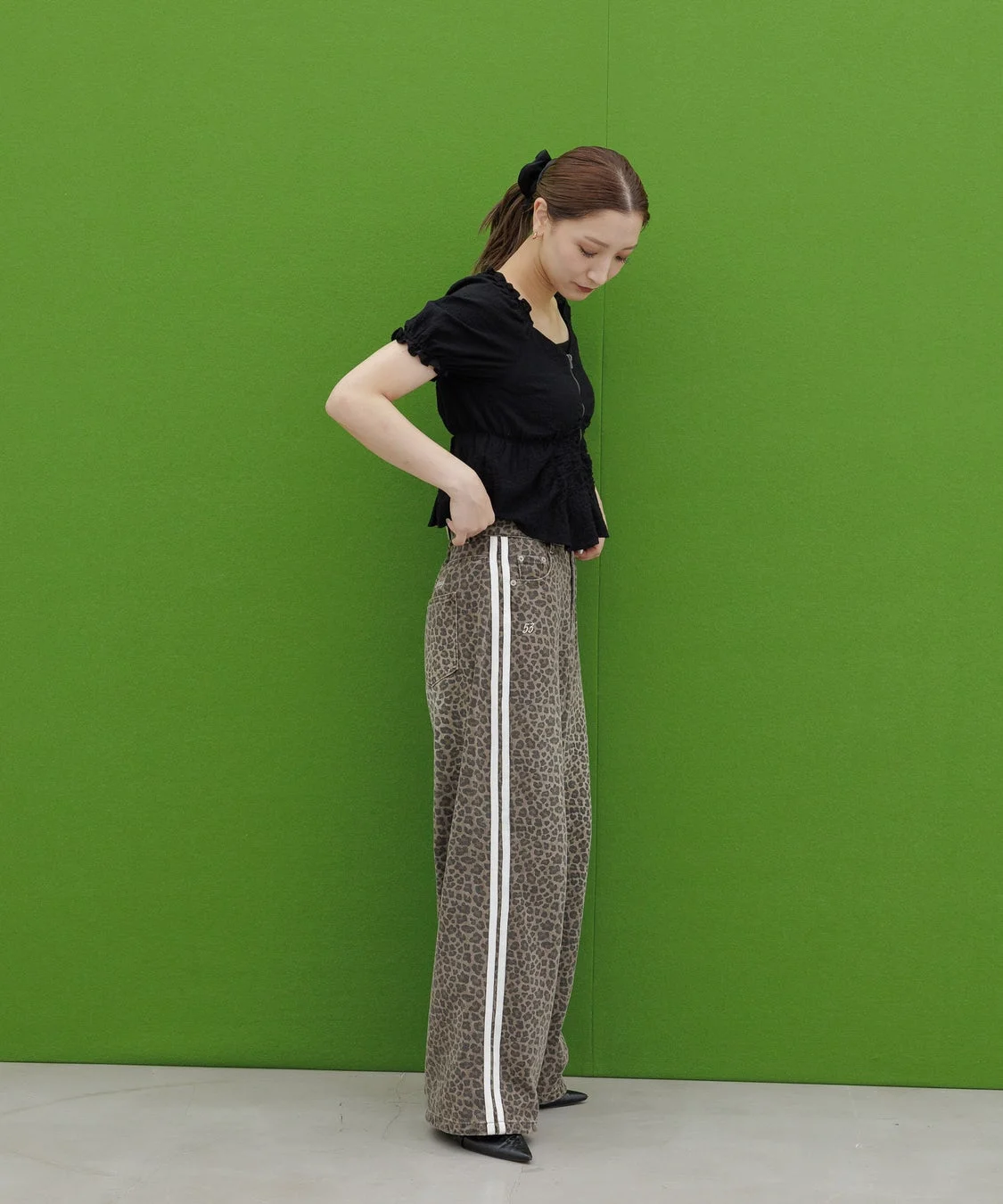 SAWA企画 ラインデニムパンツ