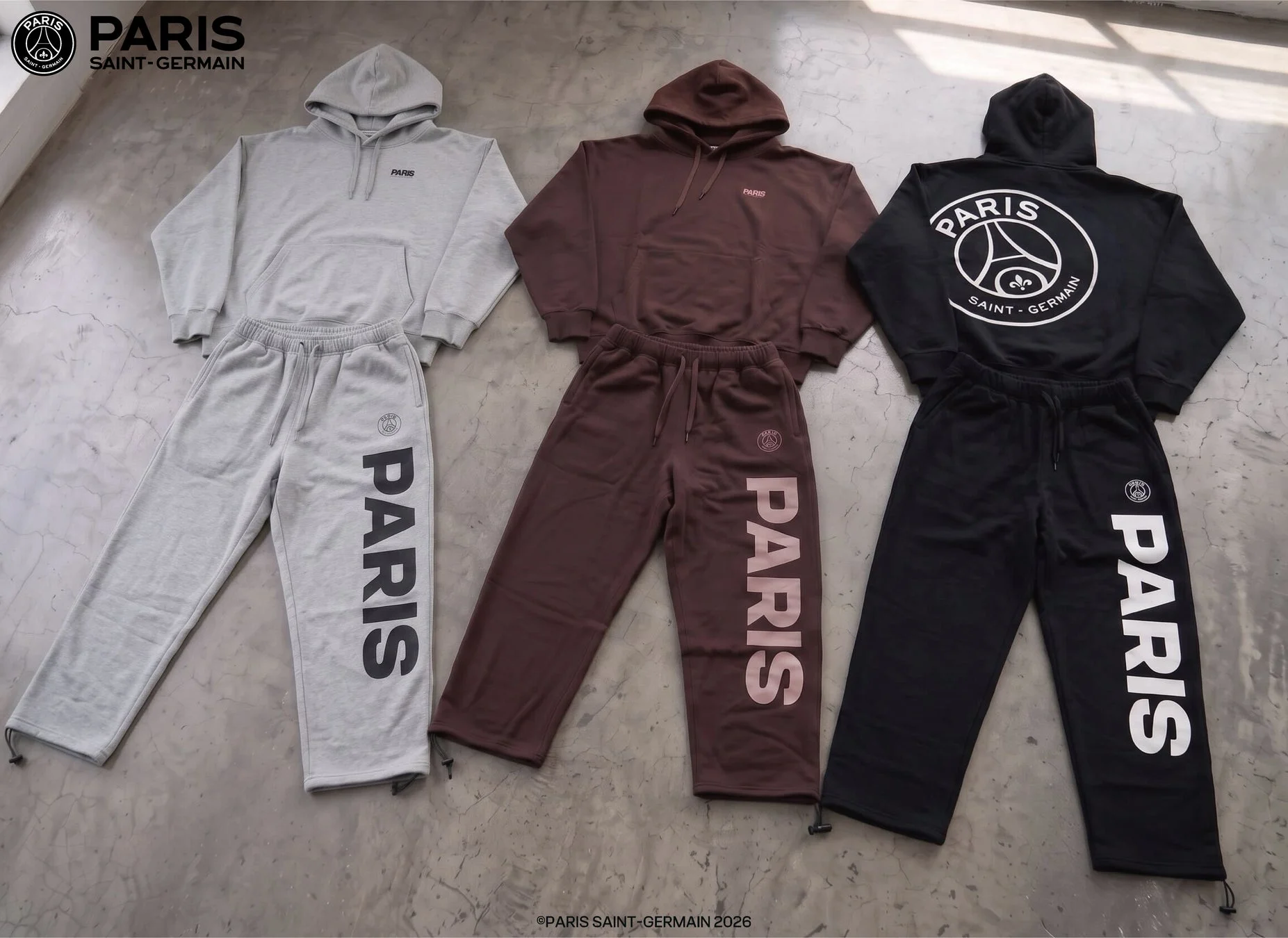 PARIS SAINT-GERMAIN新作スウェットコレクションの全貌