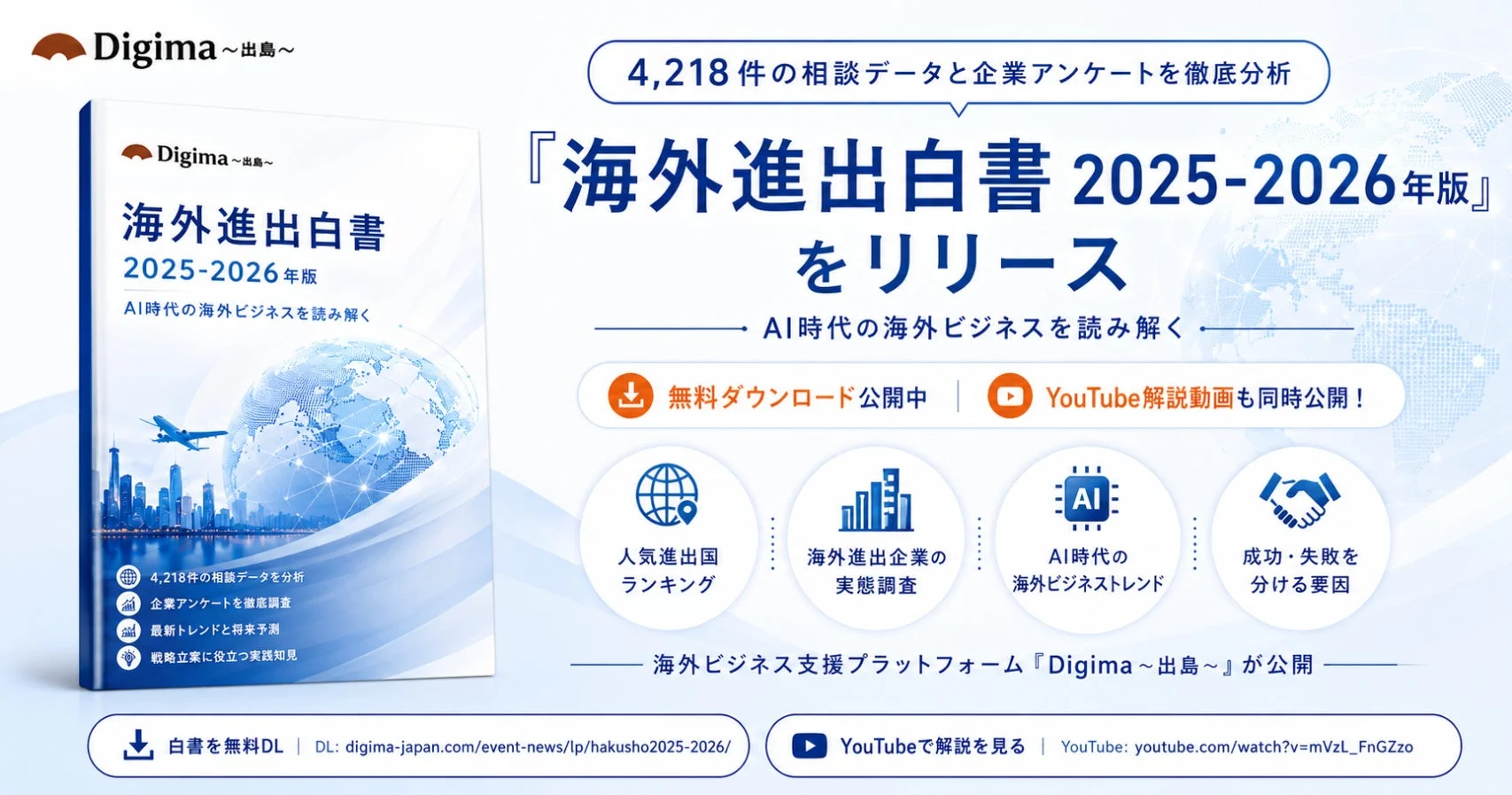 海外進出白書 2025-2026年版のリリース告知
