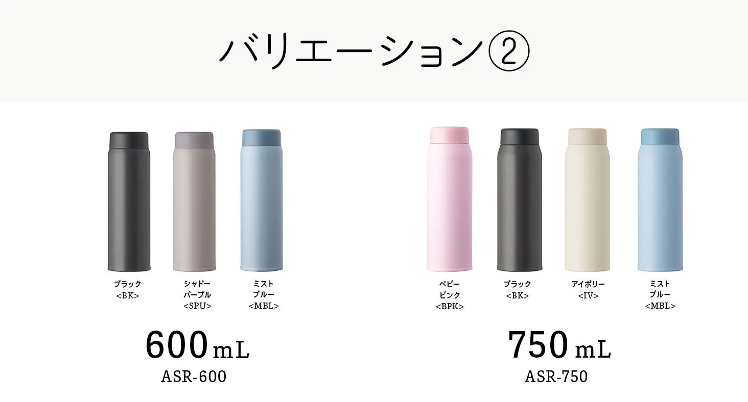Basic Products スクリューマグボトルのバリエーション2