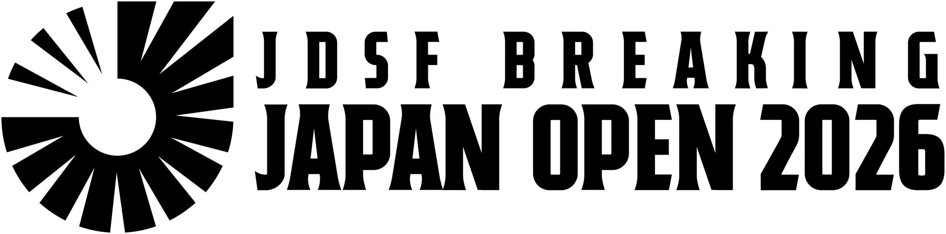 JDSF BREAKING JAPAN OPEN 2026のロゴ