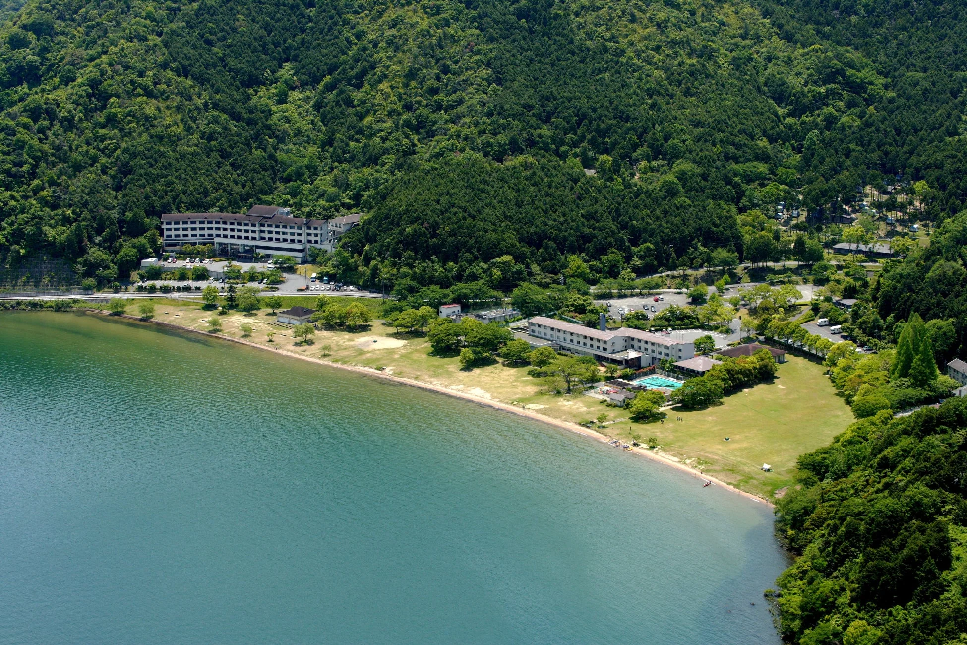 琵琶湖畔の休暇村近江八幡