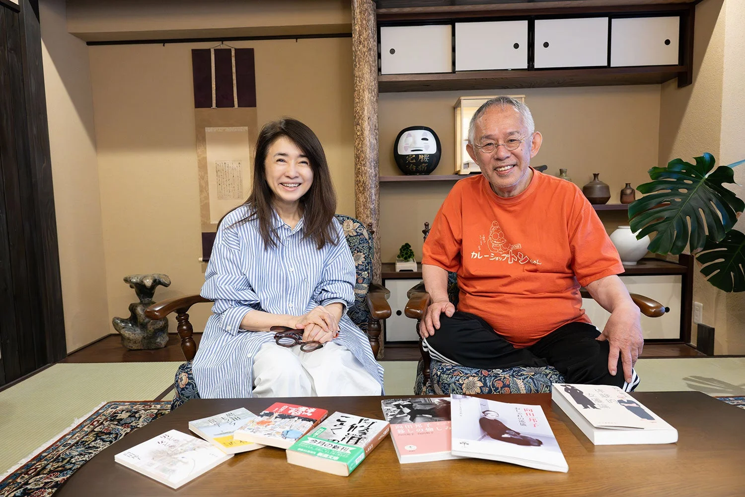 鈴木敏夫さんと風吹ジュンさん