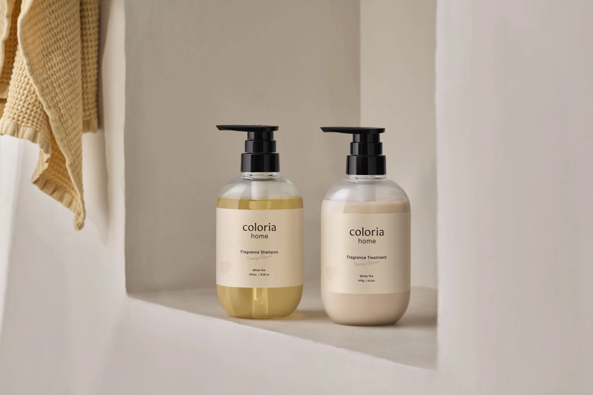 Coloria Homeのフレグランスシャンプーとトリートメント