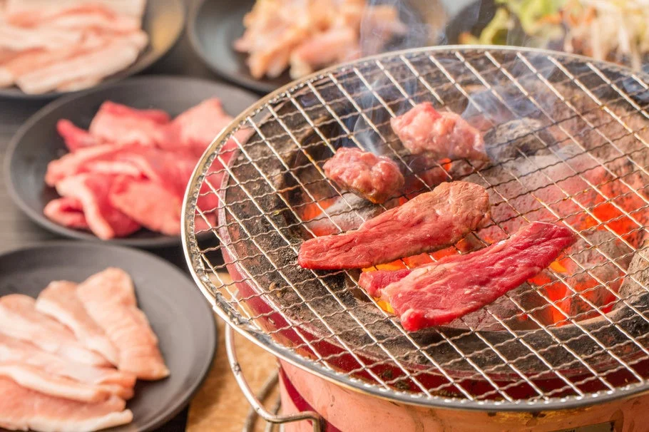 焼肉の様子