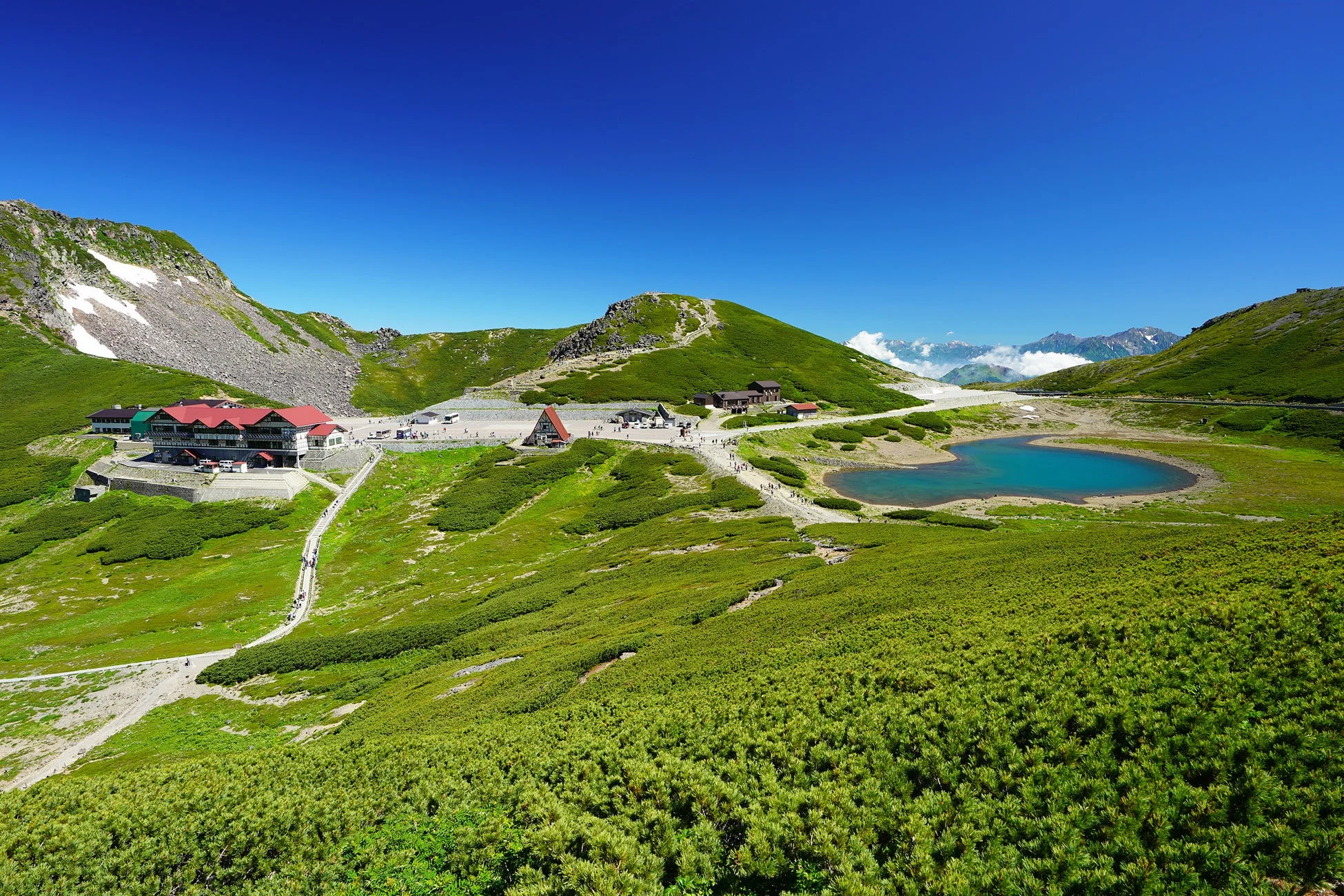 山と湖の絶景