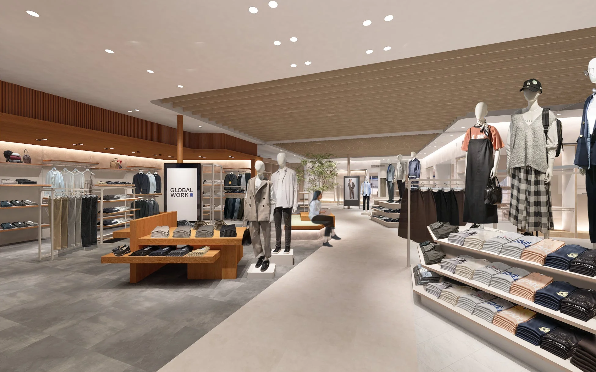 GLOBAL WORK 店内イメージ